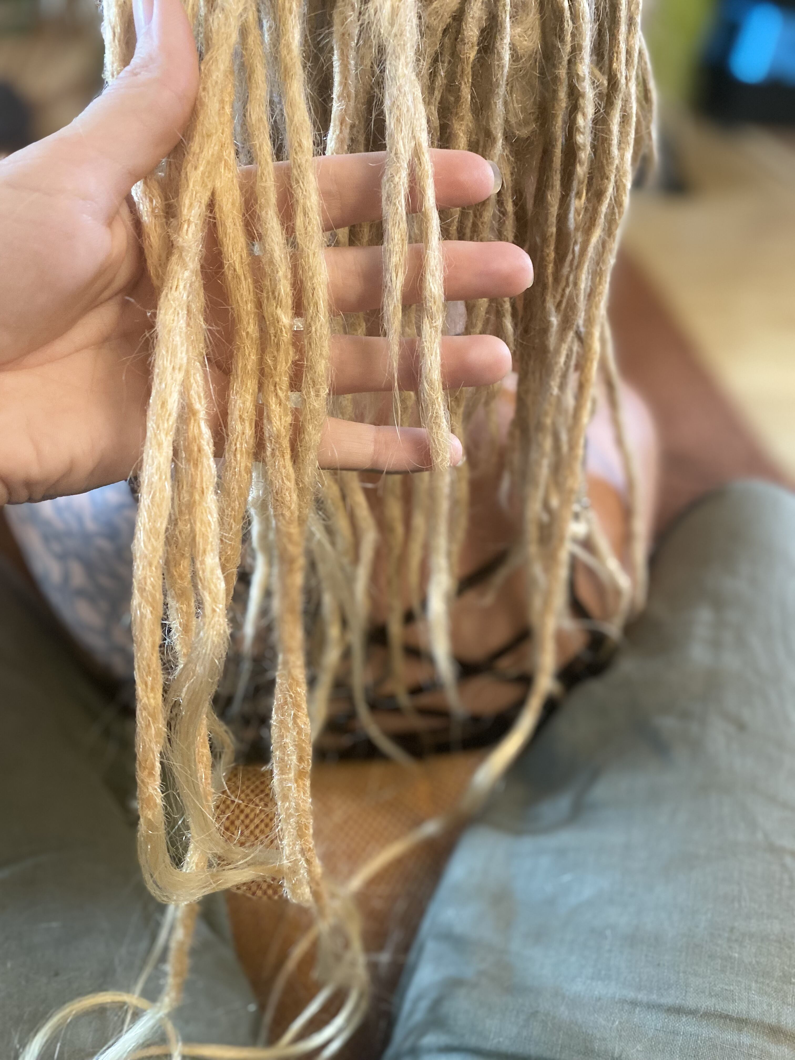 Dreads repariert und verlängert