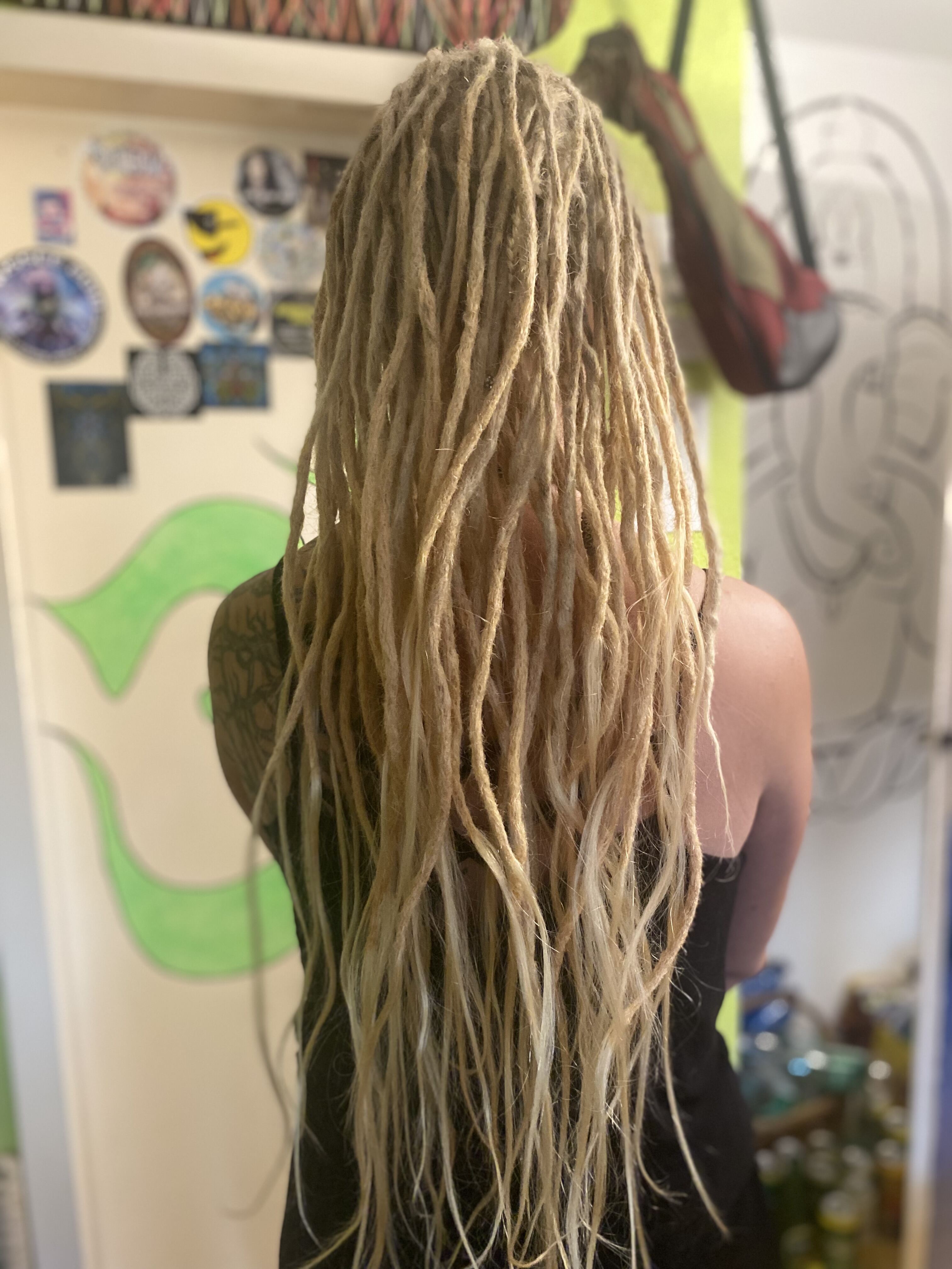 Verlängerte Dreads